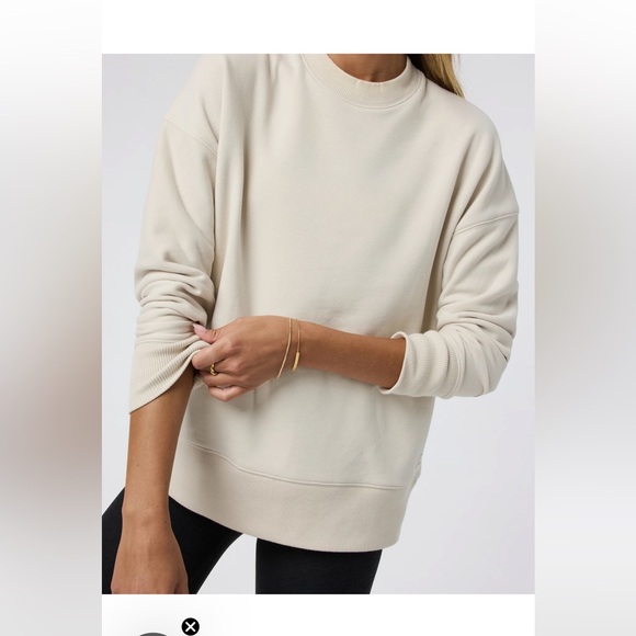 Vuori Sweaters - VUORI Sedona Weekender Crew in Bone color - BRAND NEW